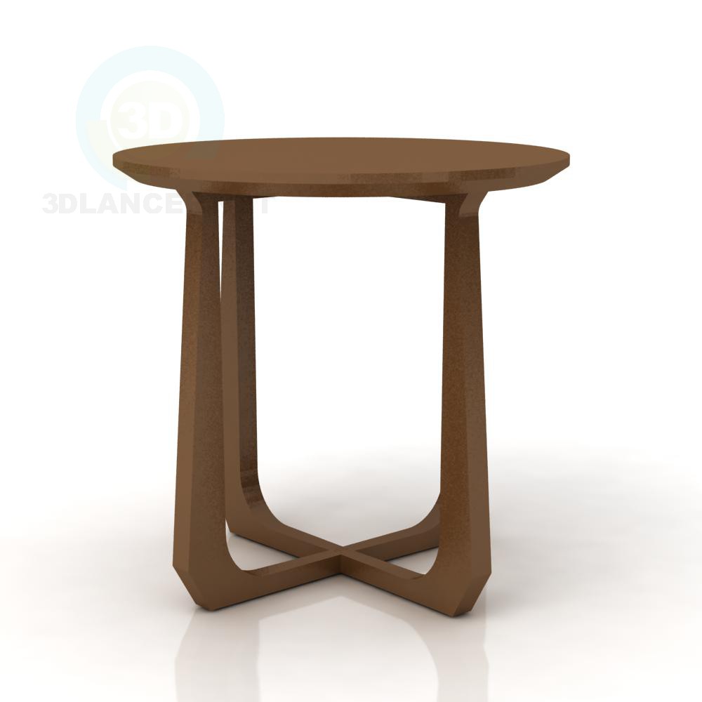 modèle 3D table d’appoint danois - preview