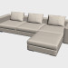 3D Modell Sofa Infiniti (a Puff, 348h124) - Vorschau