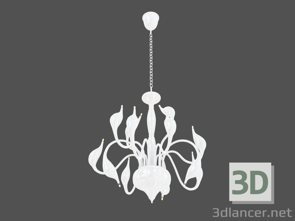 3d model Chandelier suspension Cigno Collo (751126) - preview