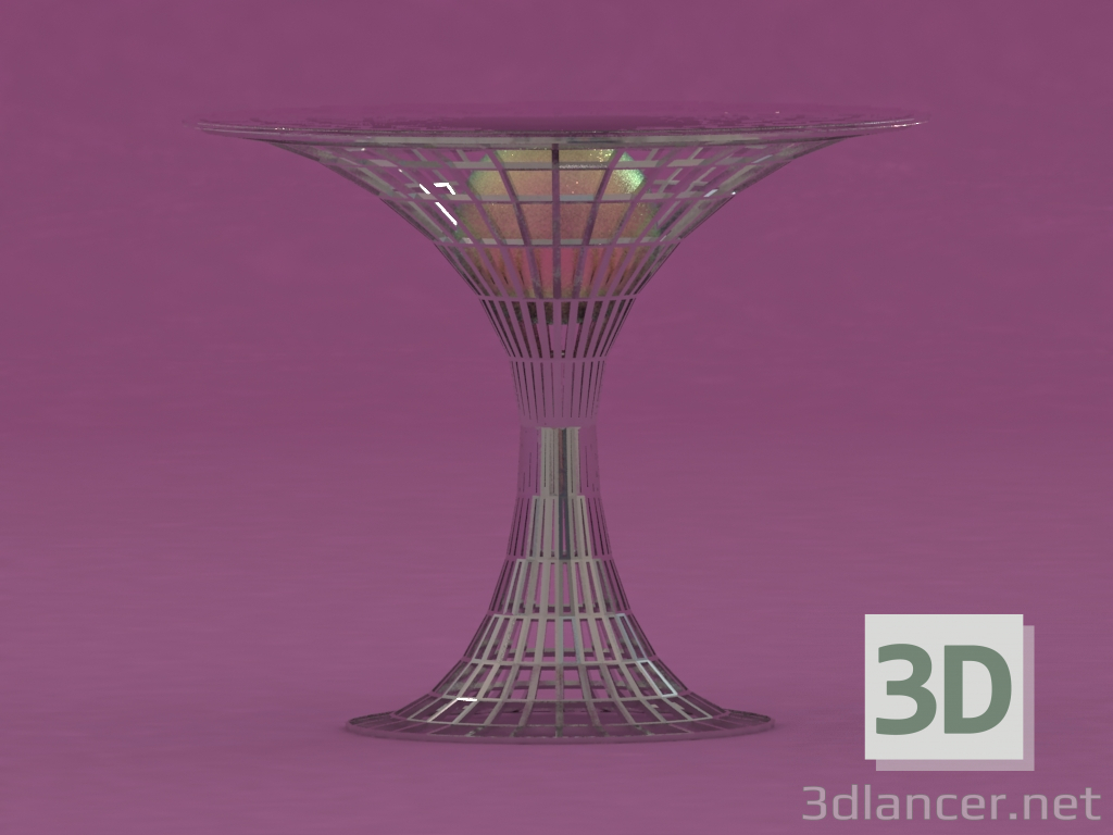 Modelo 3d Buffet de mesa de coquetel. - preview