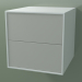 modello 3D Scatola doppia (8AUACB01, Glacier White C01, HPL P02, L 48, P 50, H 48 cm) - anteprima