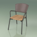 3d model Sillón 021 (Metal Ahumado, Marrón) - vista previa