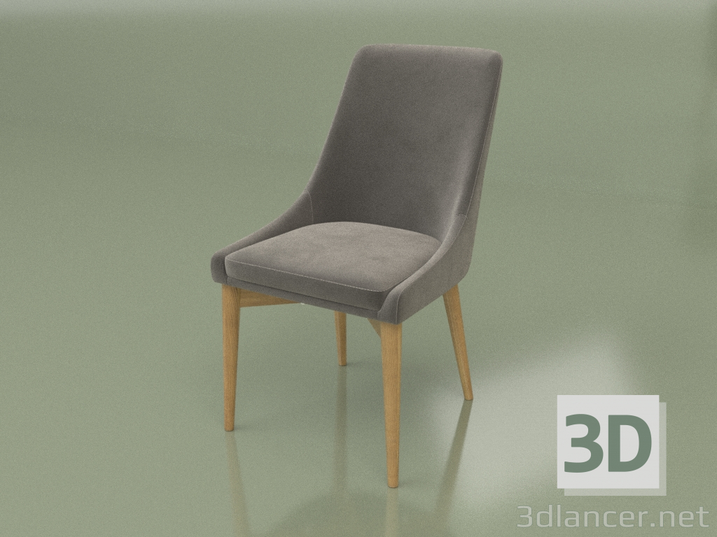 modello 3D Sedia Miami (Rovere) - anteprima