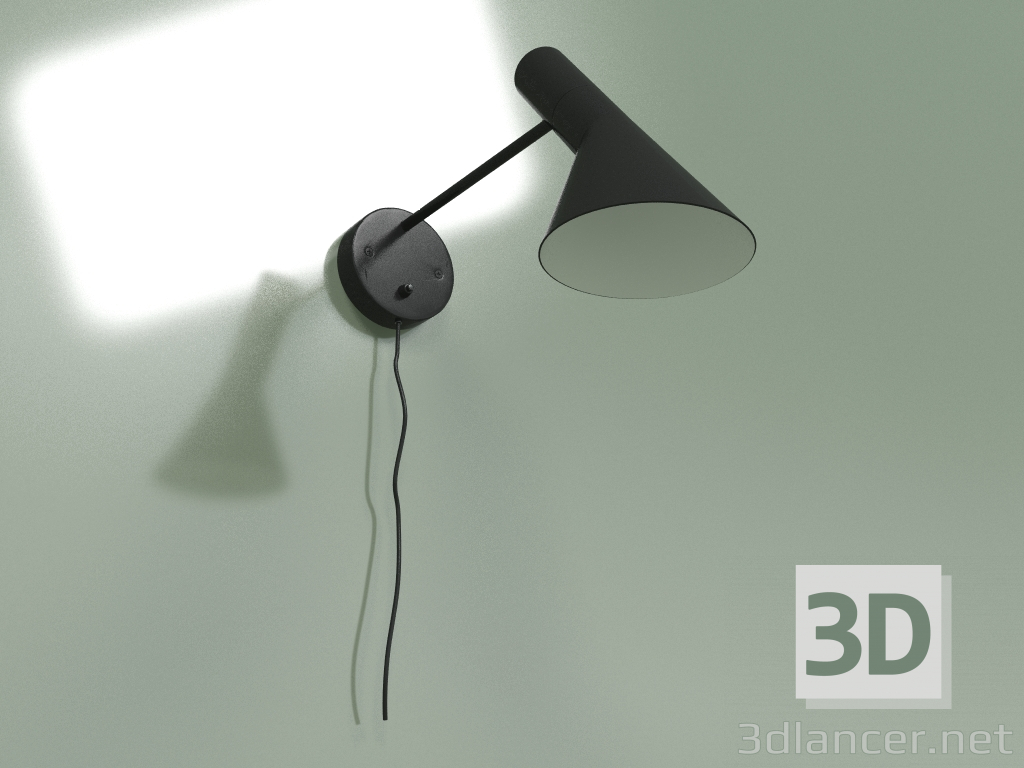 3d model Lámpara de pared AJ EB - vista previa