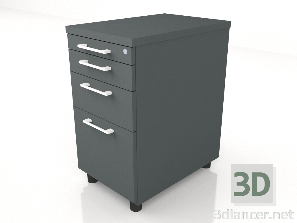 modèle 3D Socle fixe Standard KRT63 (402x600x740) - preview