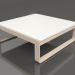 3d model Coffee table 90 (White polyethylene, Sand) - preview