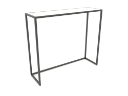 Console rectangulaire (VERRE, 100x30x86)