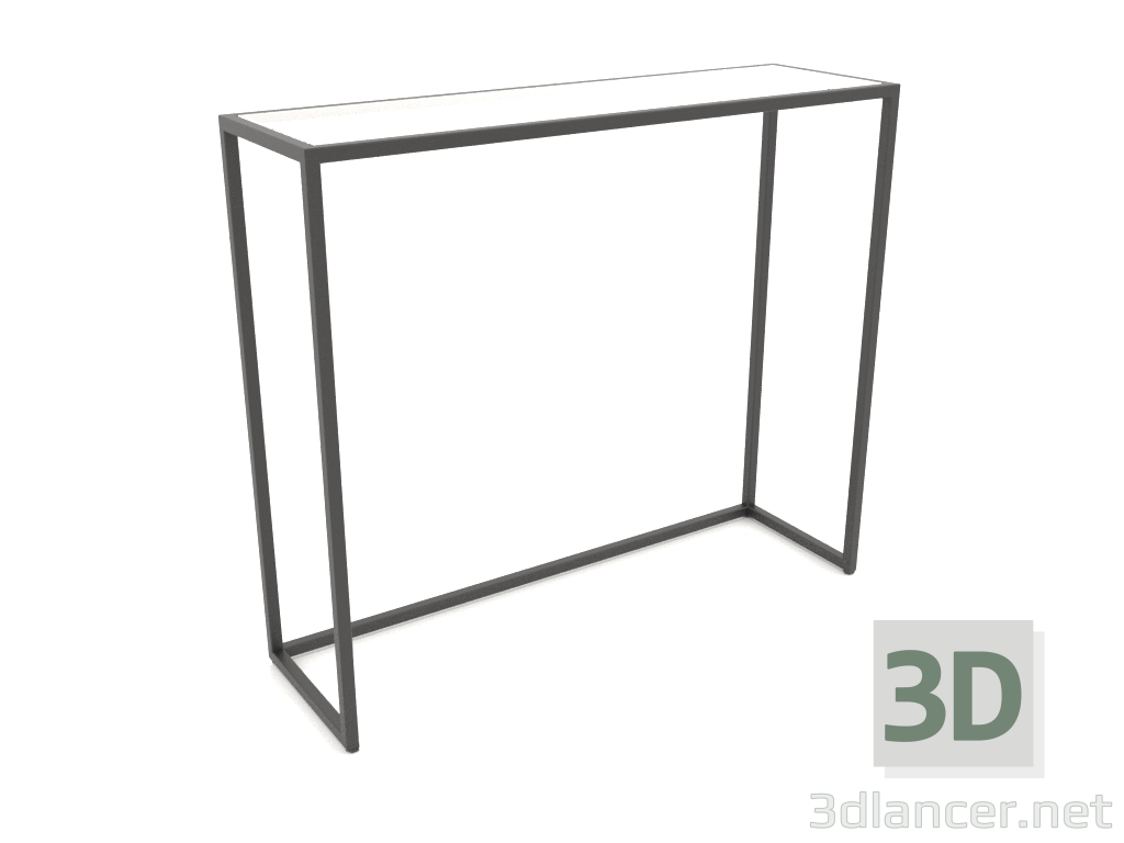 3d model Rectangular console (GLASS, 100x30x86) - preview