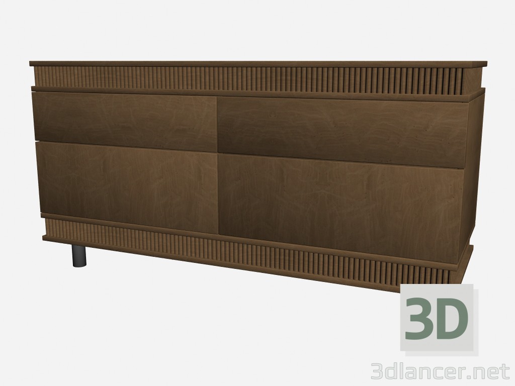 modello 3D A buffet Opus 2 - anteprima