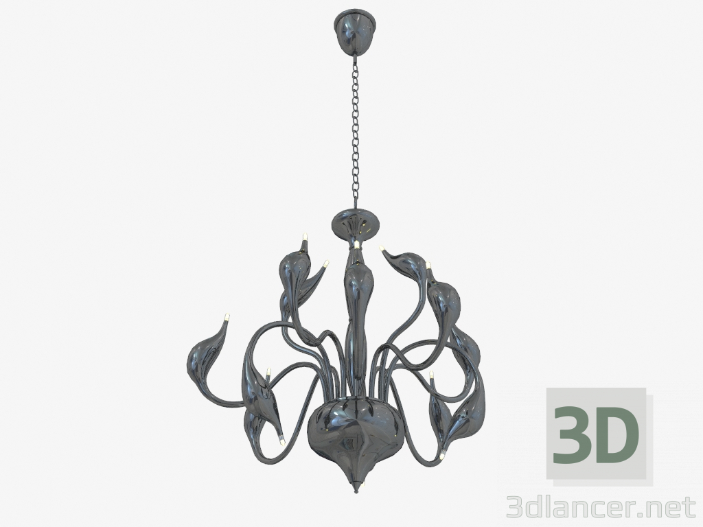 3d model Chandelier suspension Cigno Collo (751127) - preview