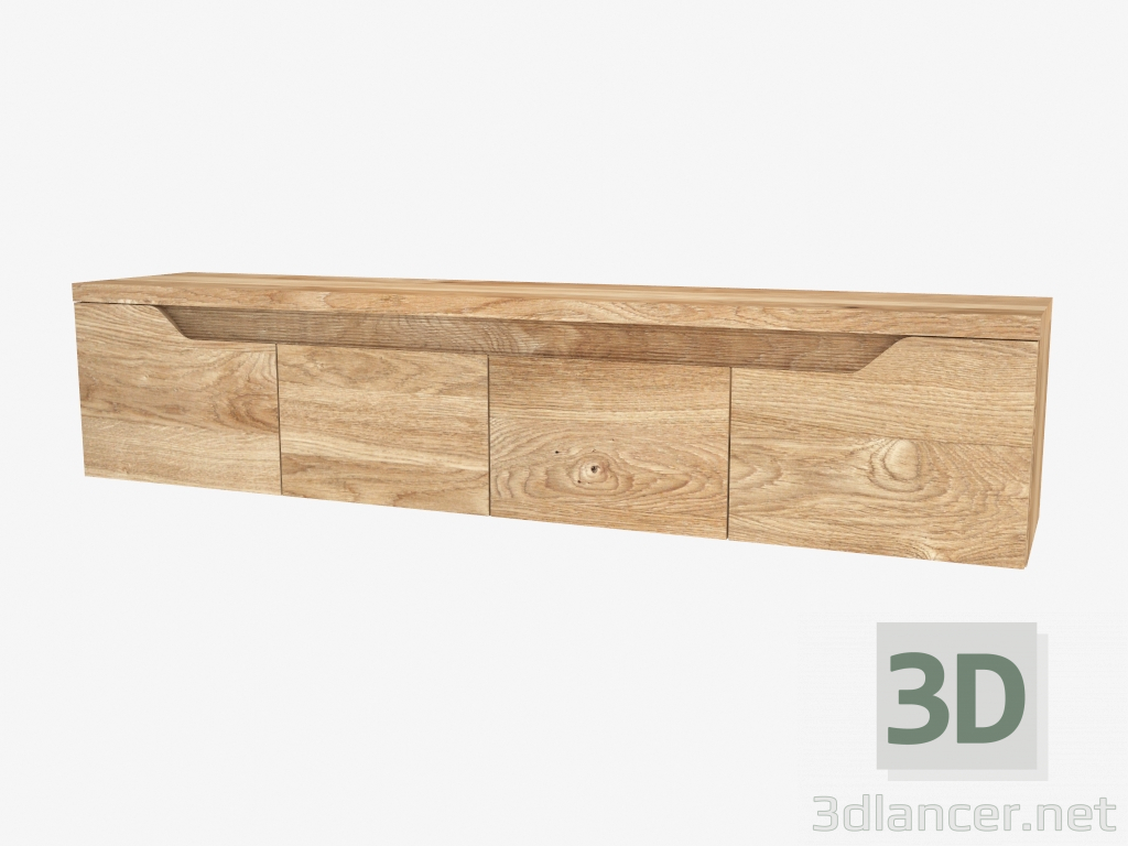 3D Modell Wandregal (SE.1051 147x31x30cm) - Vorschau