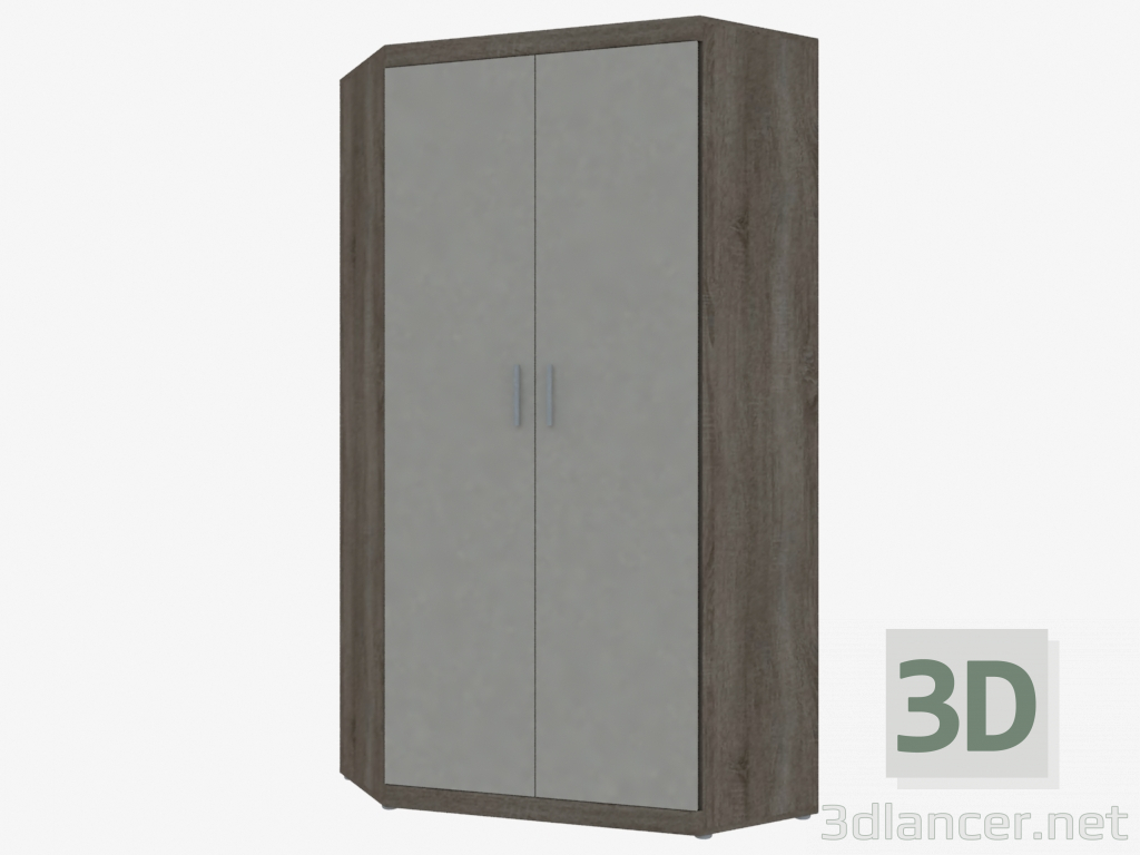 modello 3D Mobile ad angolo (TYPE 21) - anteprima