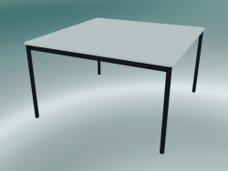 Tavolo quadrato Base 128x128 cm (Bianco, Nero)
