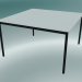 modèle 3D Base de table carrée 128x128 cm (Blanc, Noir) - preview