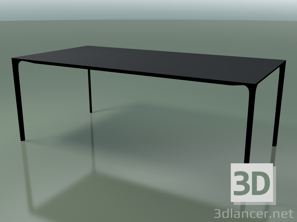 3D Modell Rechteckiger Tisch 0805 (H 74 - 100x200 cm, Laminat Fenix F06, V39) - Vorschau