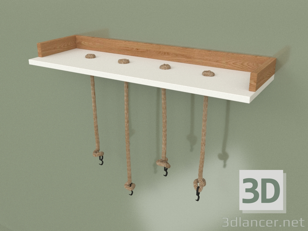 3d model Percha (30401) - vista previa