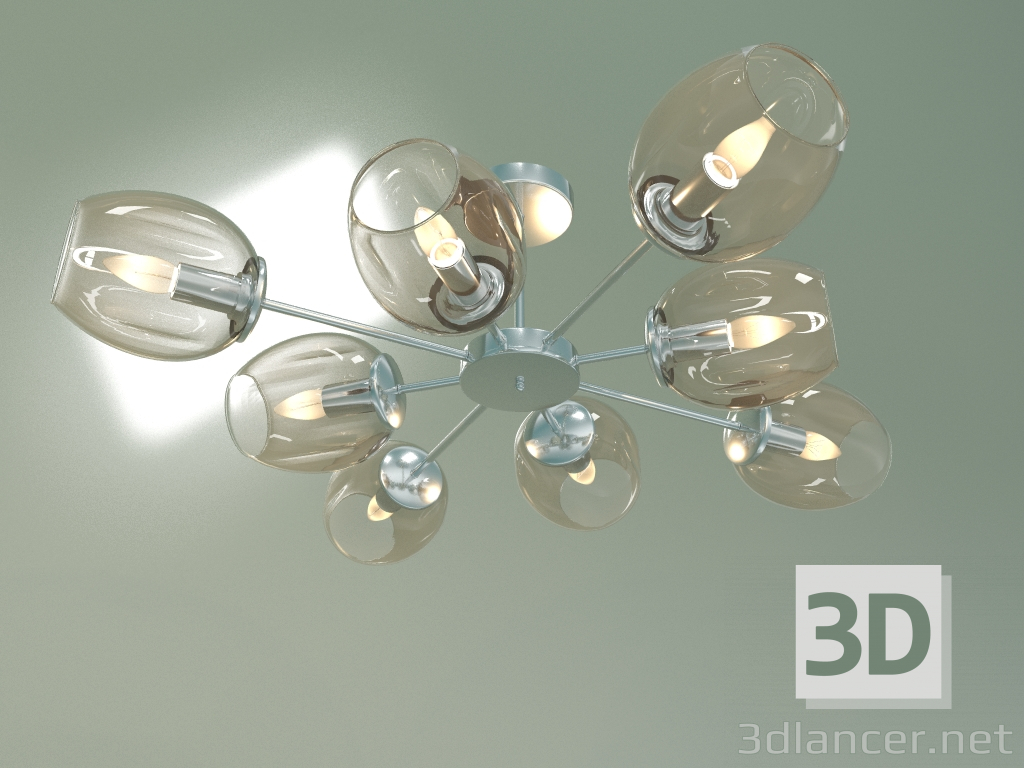 Modelo 3d Candelabro de teto Polla 30154-8 (cromo) - preview