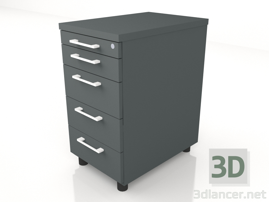 3D Modell Standfuß Standard KRT64 (402x600x740) - Vorschau