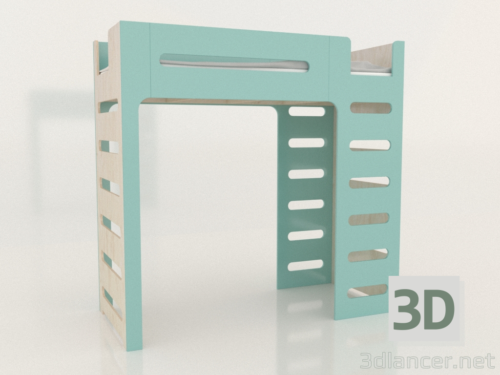 3D Modell Hochbett MOVE GR (FTMGR1) - Vorschau