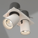 modello 3D Lampada LGD-PULL-S100x200-2x10W Bianco6000 (WH, 20 gradi) - anteprima