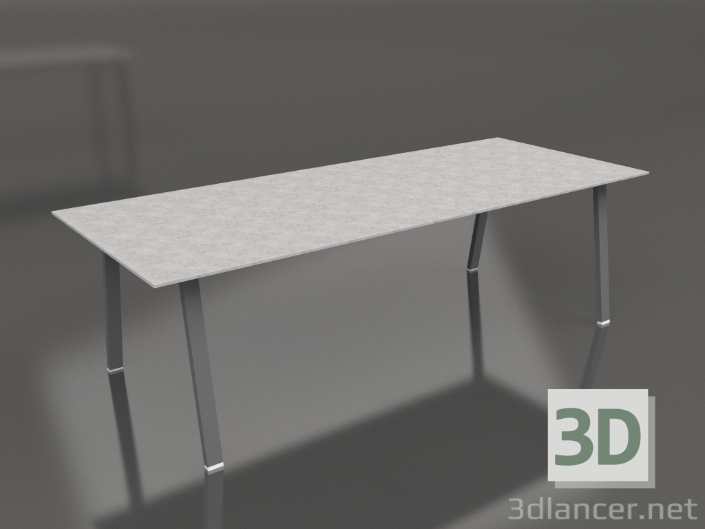 3d модель Стол обеденный 250 (Anthracite, DEKTON) – превью