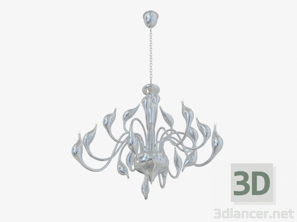 Modelo 3d Pingente de lustre Cigno Collo (751184) - preview