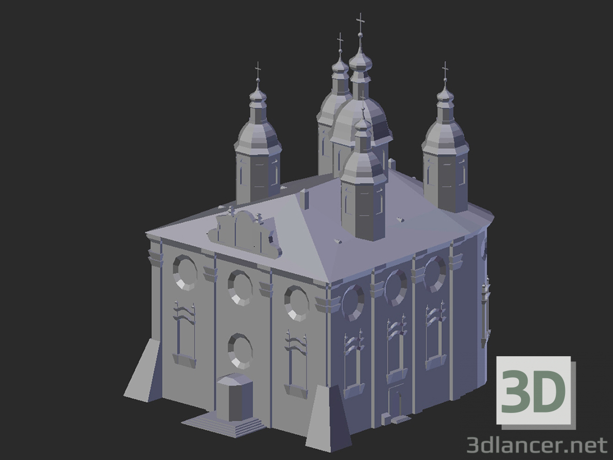 3D Modell Smolensk Himmelfahrt-Kathedrale - Vorschau