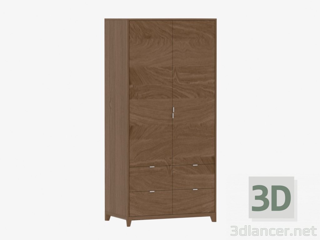 modèle 3D Armoire CASE № 4 - 1000 avec tiroirs (IDC018001000) - preview