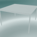 Modelo 3d Mesa quadrada Base 128x128 cm (Branco) - preview