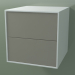 3d model Double box (8AUACB01, Glacier White C01, HPL P04, L 48, P 50, H 48 cm) - preview