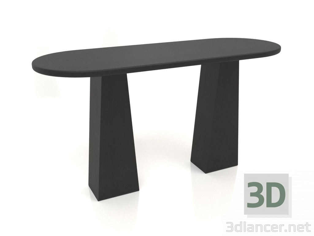 3d model Table RT 10 (1400x500x750, wood black) - preview