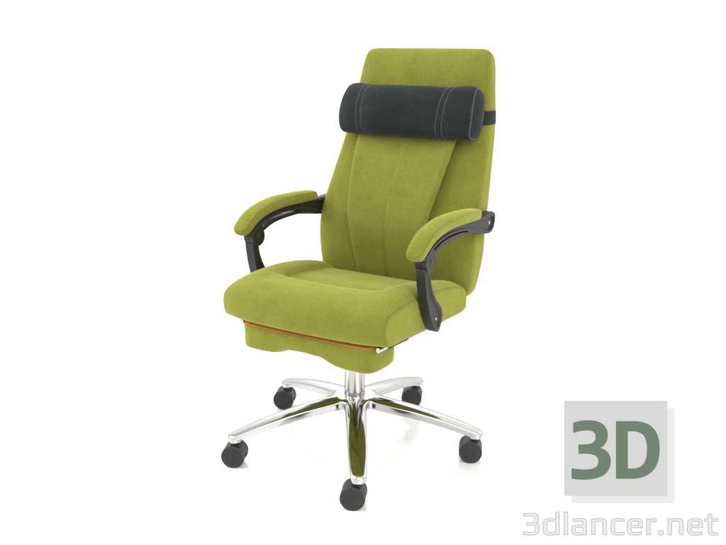 3d model Armchair Quebec (lime) - preview