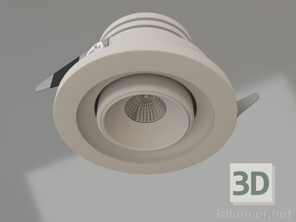 3d model Luminaria empotrable (7451) - vista previa