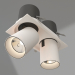 3D Modell Lampe LGD-PULL-S100x200-2x10W Warm3000 (WH, 20 Grad) - Vorschau