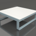 3d model Coffee table 90 (White polyethylene, Blue gray) - preview