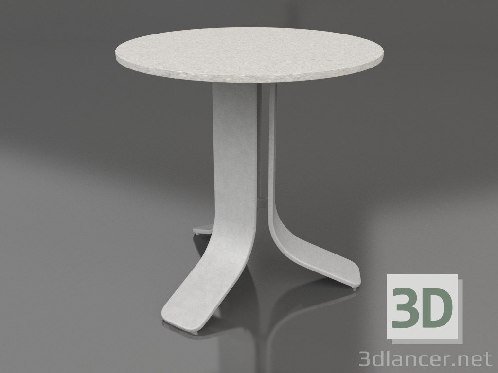 3d модель Стіл кавовий Ø50 (Agate grey, DEKTON Sirocco) – превью