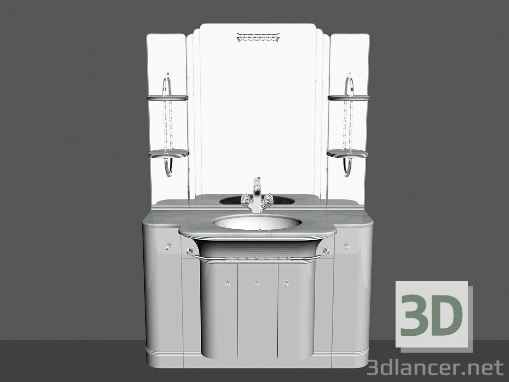 3D modeli Banyo (kompozisyon 55) için modüler sistem - önizleme