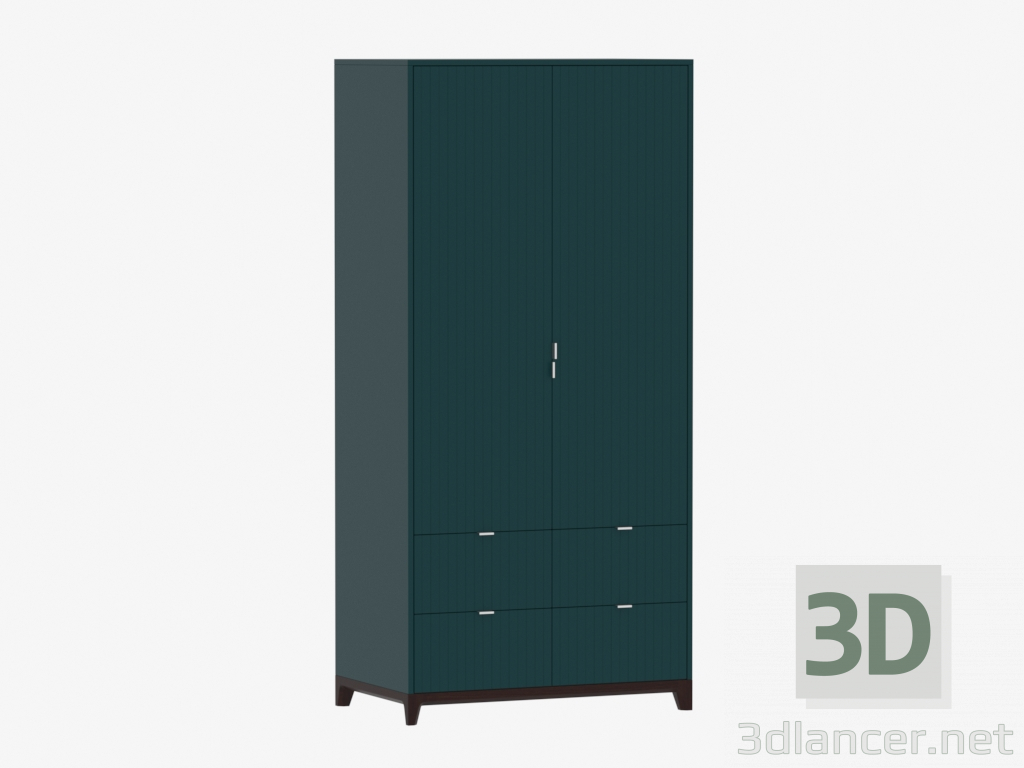 modèle 3D Armoire CASE № 4 - 1000 avec tiroirs (IDC018002622) - preview