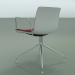 3d model Chair 2042 (swivel, with armrests, chrome, with front trim, PO00401) - preview