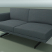 3d model End module 5234 (armrest on the right, H-legs, one-color upholstery) - preview