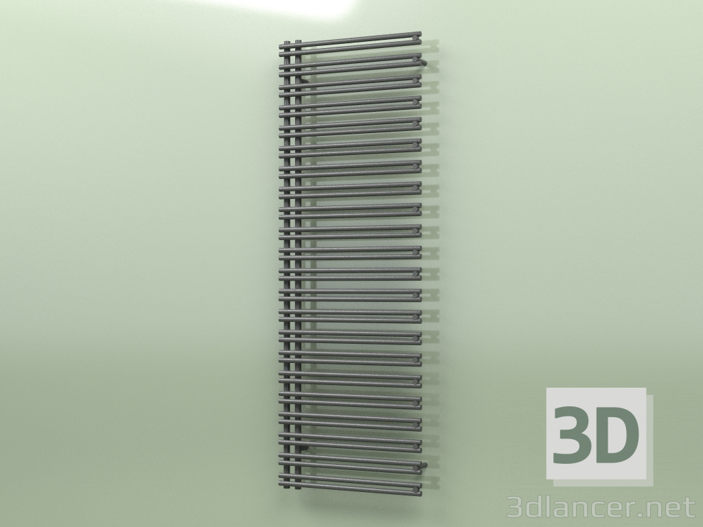 3d model Heated towel rail - Ratea (1750 x 600, RAL - 9005) - preview