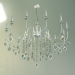 3d model Hanging chandelier Telao 10110-12 (chrome-smoky crystal Strotskis) - preview