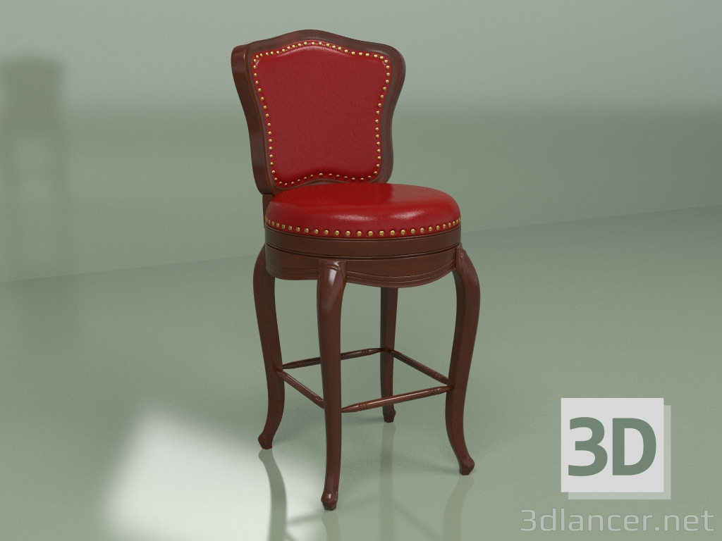 modèle 3D Tabouret de bar Catelli - preview