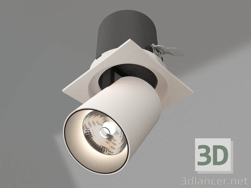 3d модель Світильник LGD-PULL-S100x100-10W White6000 (WH, 20 deg) – превью