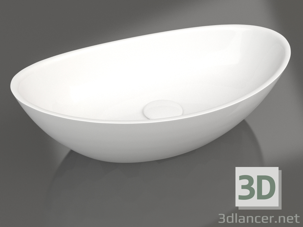 modello 3D Lavabo da appoggio NOEMI - anteprima