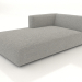 3d model Chaise longue (XL) 103x205 with an armrest on the left - preview