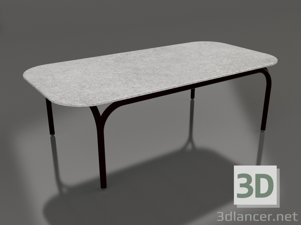 Modelo 3d Mesa de centro (Preto, DEKTON Kreta) - preview