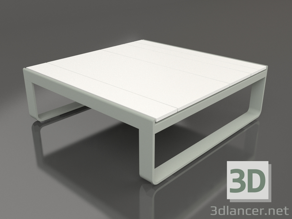 3d model Coffee table 90 (White polyethylene, Cement gray) - preview