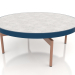 3d model Round coffee table Ø90x36 (Grey blue, DEKTON Kreta) - preview