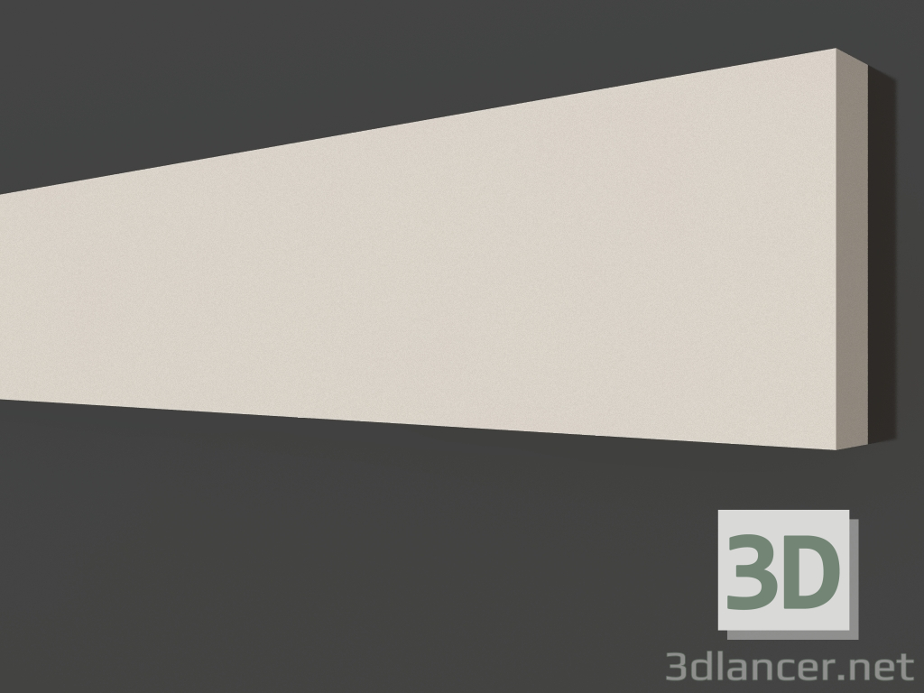 3d model Plaster molding LG 114 (46x10) - preview